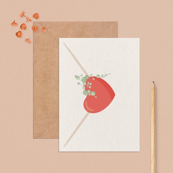 Carte postale Love Letter