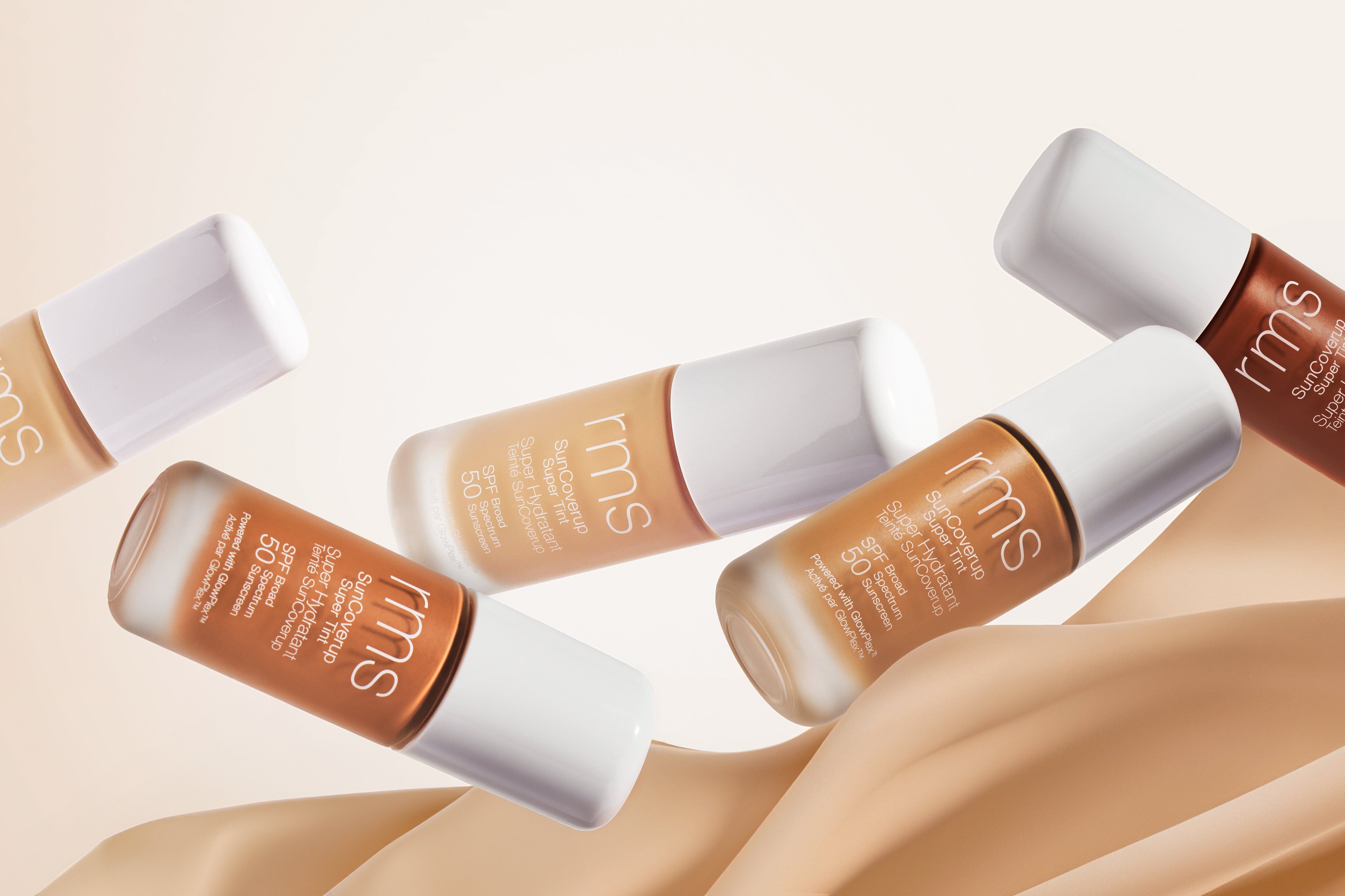 Crèmes solaires teintées