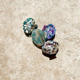 Blue Shell Hair Clip