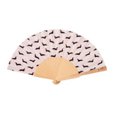 Sausage Dog Hand Fan