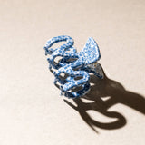 Hair Clip - Wave Denim