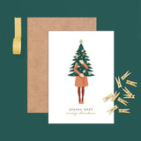 Carte de Voeux Joyeux Noël Sapin