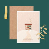 Carte de Voeux Joyeux Noël Maison